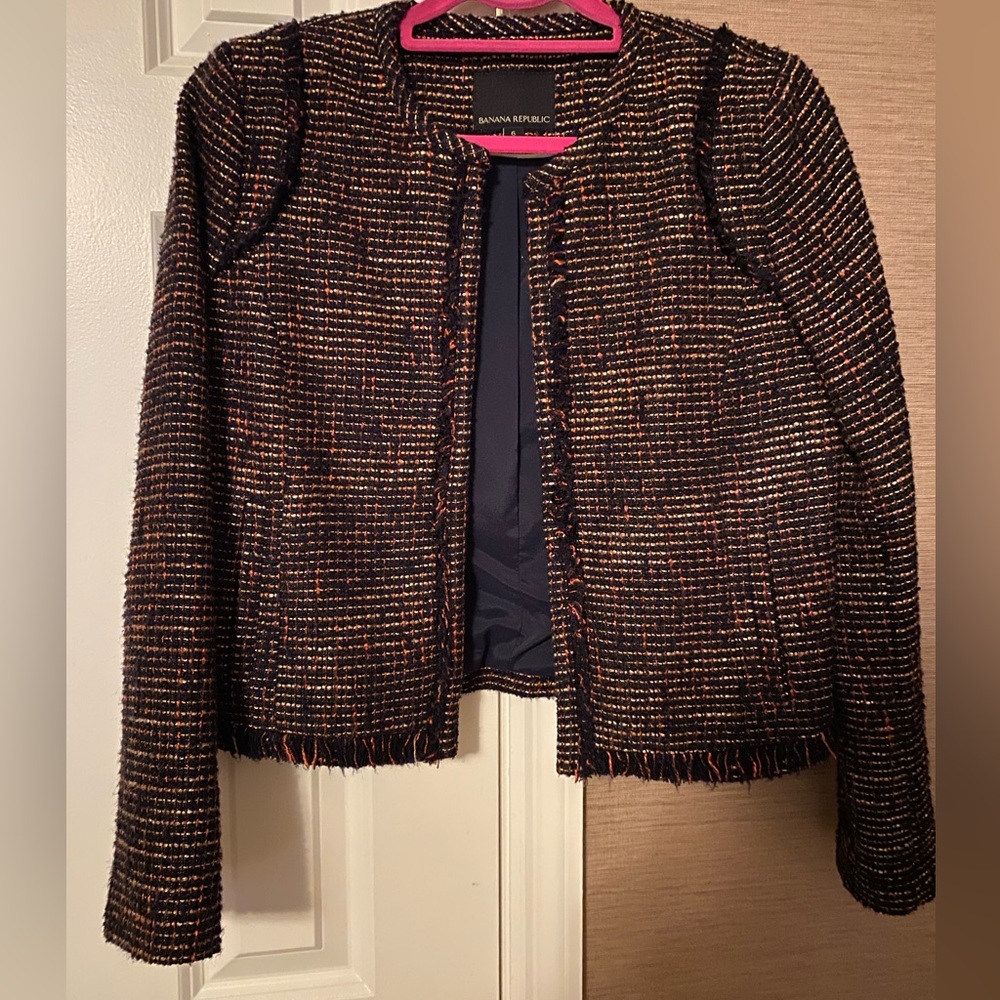 Banana Republic tweed blazer, size 6